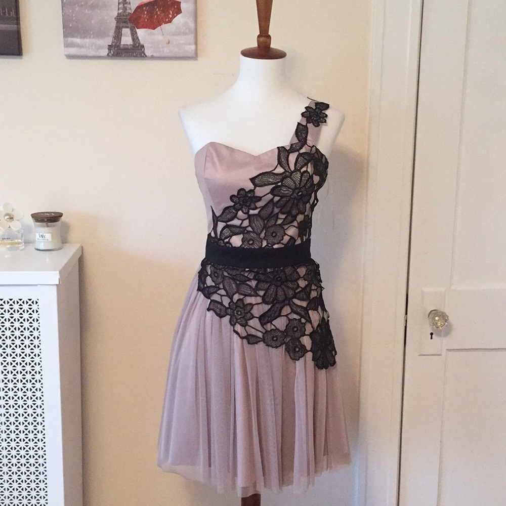 Lipsy London dress in blush